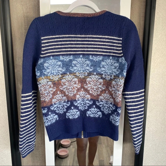 Sparrow Anthropologie Wool Full Zip Sweater - Picture 4 of 4